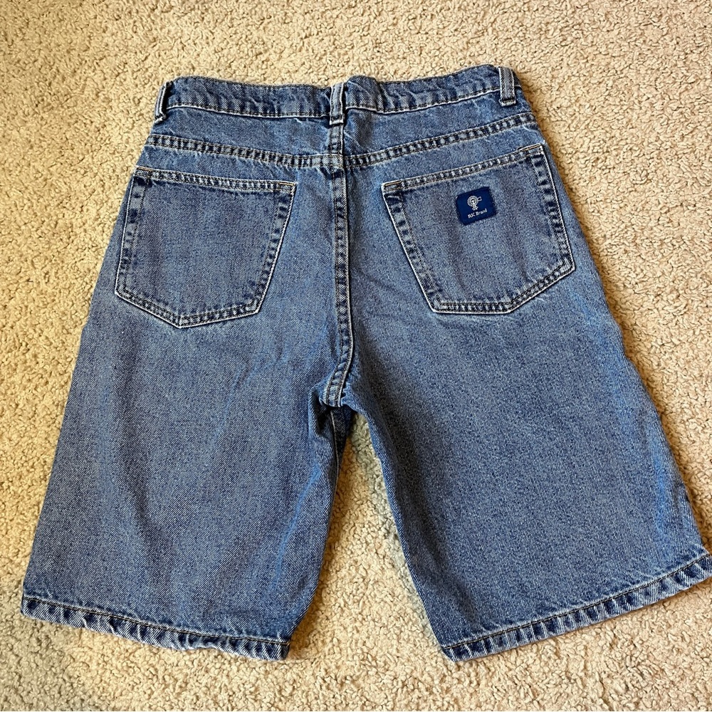 5/$25 RK Brand Men's 30 Denim Jean Shorts 90s Rural King Carpenter Medium Wash